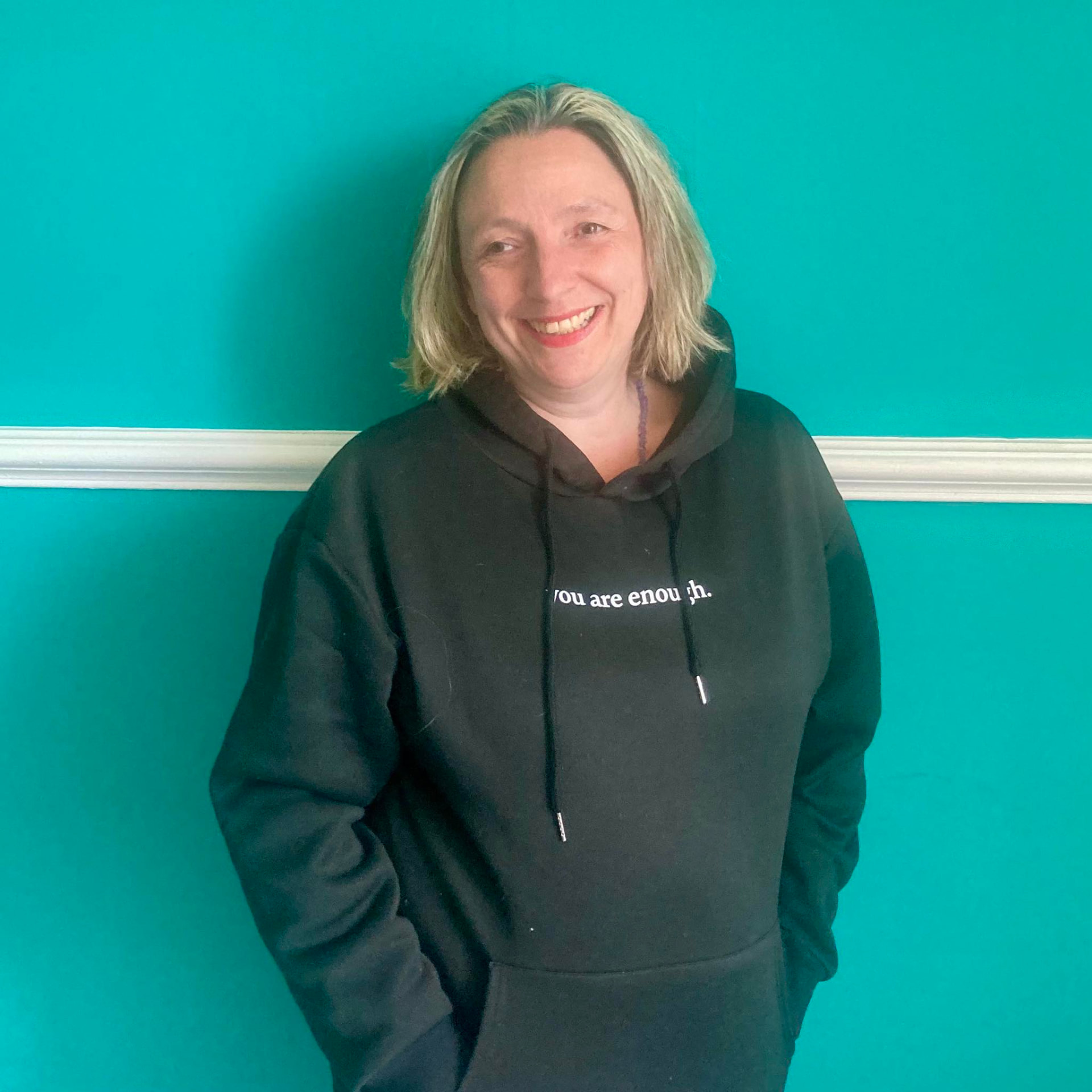 Peggy Melmoth, counsellor, smiling